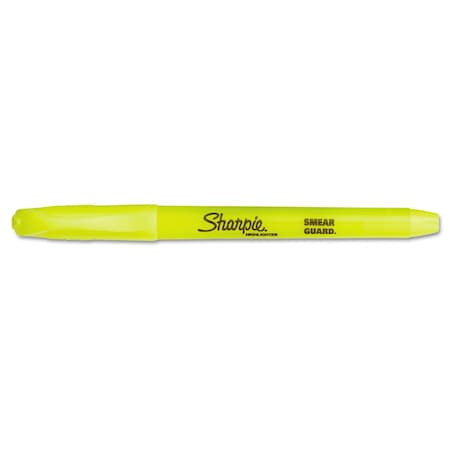 Sharpie Pocket Style Highlighters, Chisel Tip, Yellow, PK36 2003991
